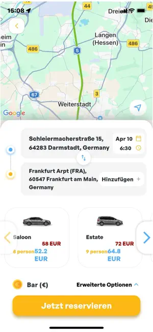 Airport Shuttle Frankfurt screenshot 1