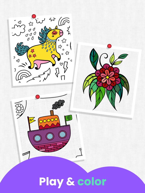SKIDOS Coloring Games for Kids iPad screenshot 4 - Education app