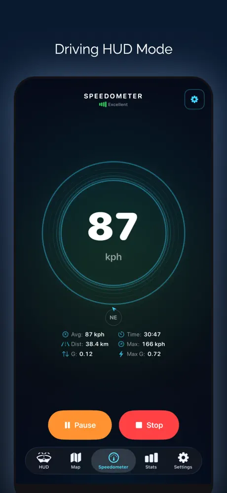 Speedometer：GPS速度计 应用截图