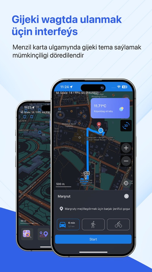 #5. Menzil - Türkmenistan kartasy (iOS) By: EAK Turkmentelekom