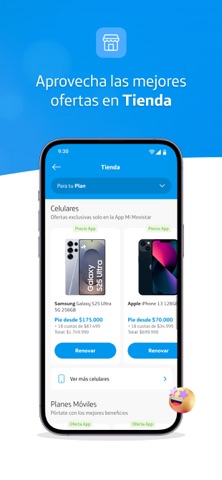 Mi Movistar Chile app screenshot