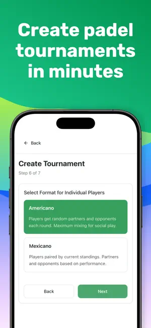Padel Americano & Mexicano screenshot 1