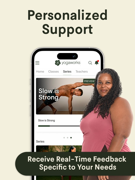 YogaWorks: Yoga & Pilates Flow iPad screenshot 7 - Health & Fitness app