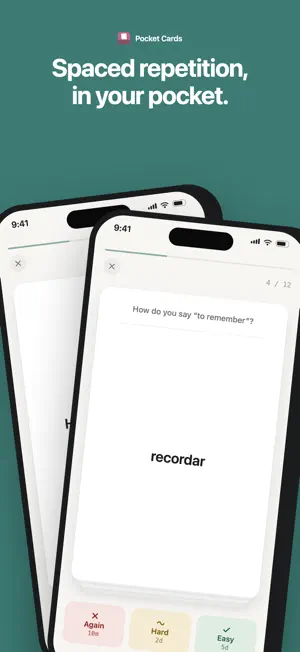 Pocket Cards: FSRS Flashcards screenshot 1