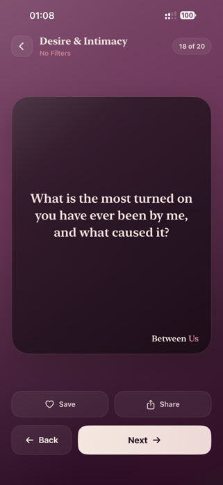 Between Us : Couples Questions Screenshot 3 of 5