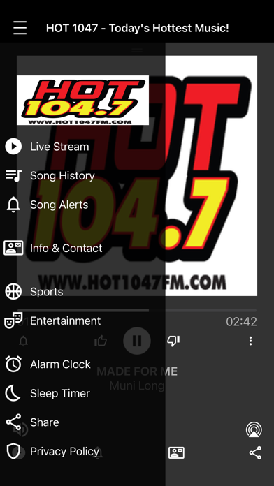 Hot 104.7 Screenshot 2 - AppWisp.com Hot 104.7 Screenshot 2 - AppWisp.com