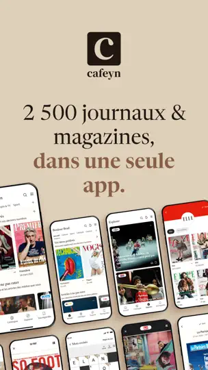 Capture d'écran de Cafeyn - Journaux & Magazines sur iPhone 1
