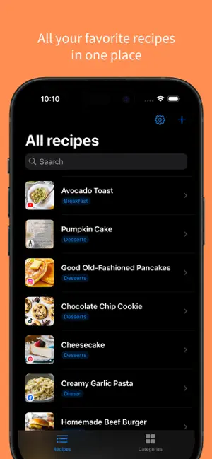 Cookmarks: Recipe Wallet screenshot 1