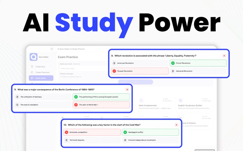 Quizlet - AI Quiz & Flashcards iPhone screenshot