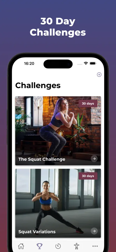 The 30 Day Squat Challenge - Health & Fitness App | MWM