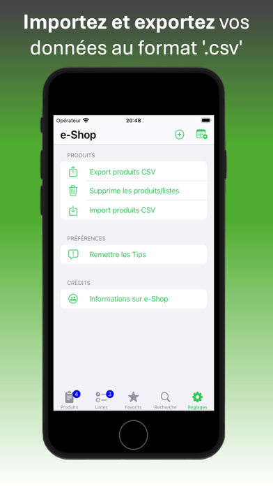 e-Shop Screenshot