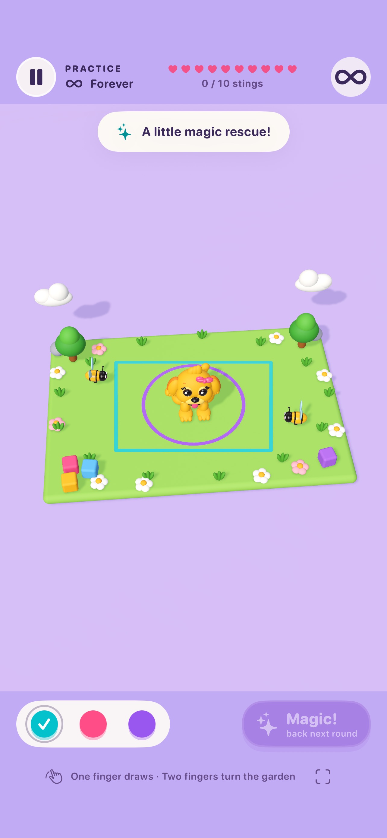 Screenshot 2 of Bee Guard: Puppy Rescue