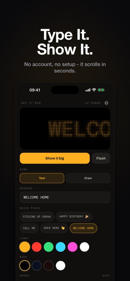Say In Bulbs: LED Message Sign 截图
