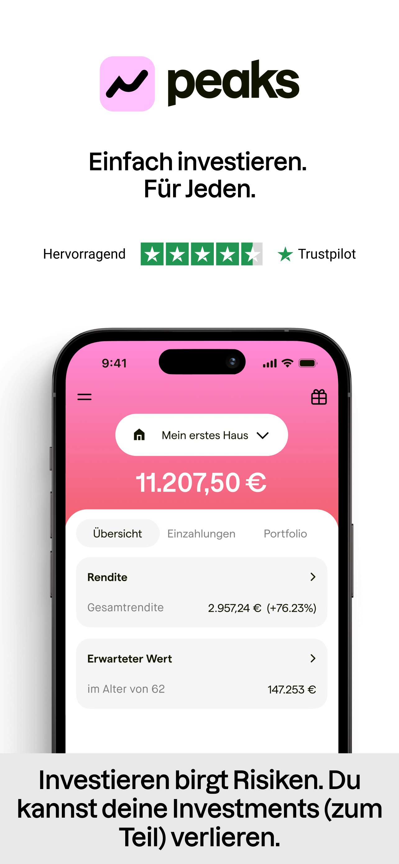 Peaks - Dein ETF-Sparplan