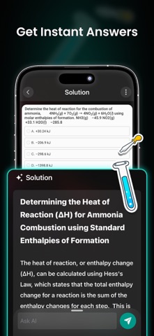 Chemistry Solver Homework AI iPhone screenshot