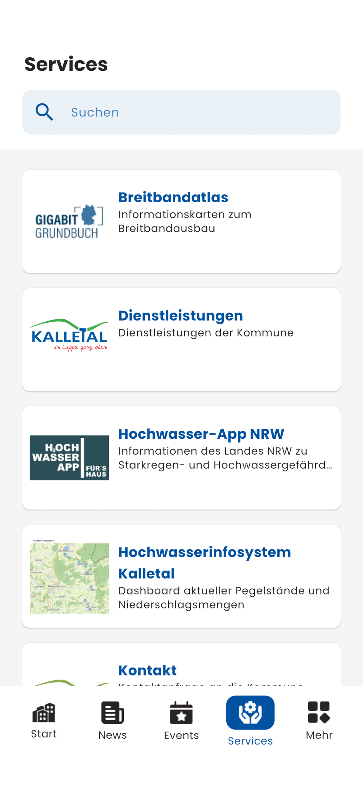 Kalletal App