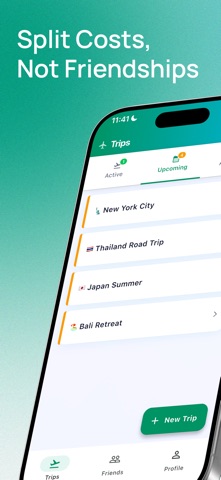 TripPace: Split Trip Expenses iPhone screenshot