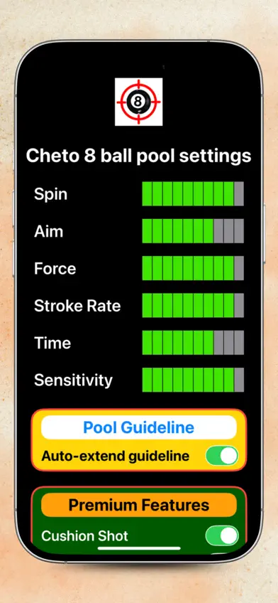 Cheto 8 ball pool screenshot 1