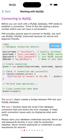 PHP Programming Guide screenshot