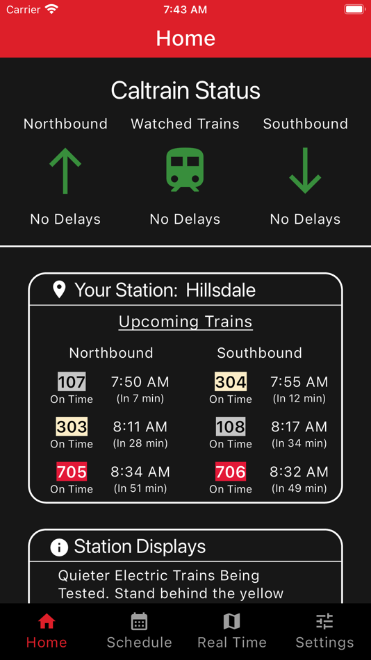 #2. Caltrain Commuter (iOS) 由: Noah Listgarten
