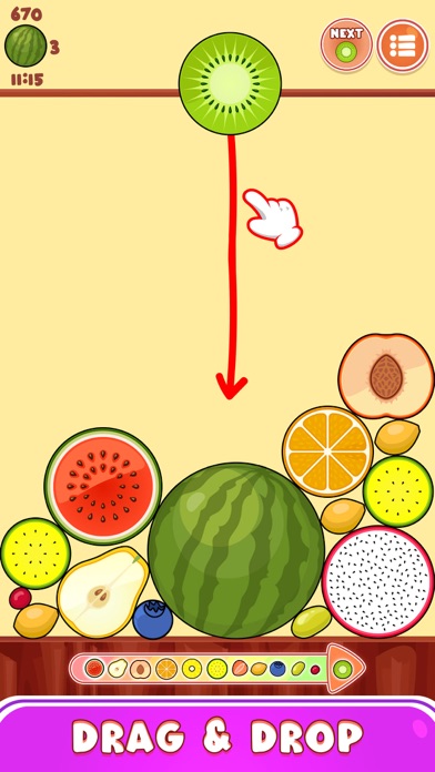 Watermelon Game: Juicy Merge Screenshot
