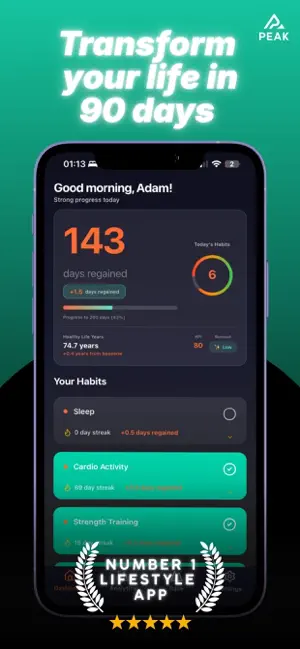 Peak 90 screenshot 1