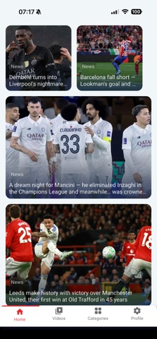 FOOTBALL8K iPhone screenshot 2
