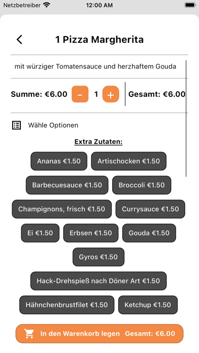 Müritz Pizza Rechlin Screenshot