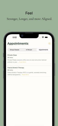 Swivero Pilates iPhone screenshot