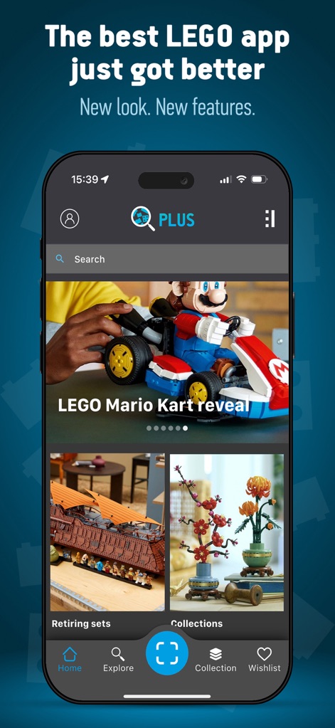 LEGO Set Scanner: Brick Search - brick-search-lego-app-home-screen