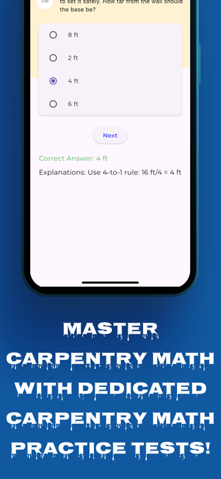 Carpenter Practice Test Screenshot 5 of 9