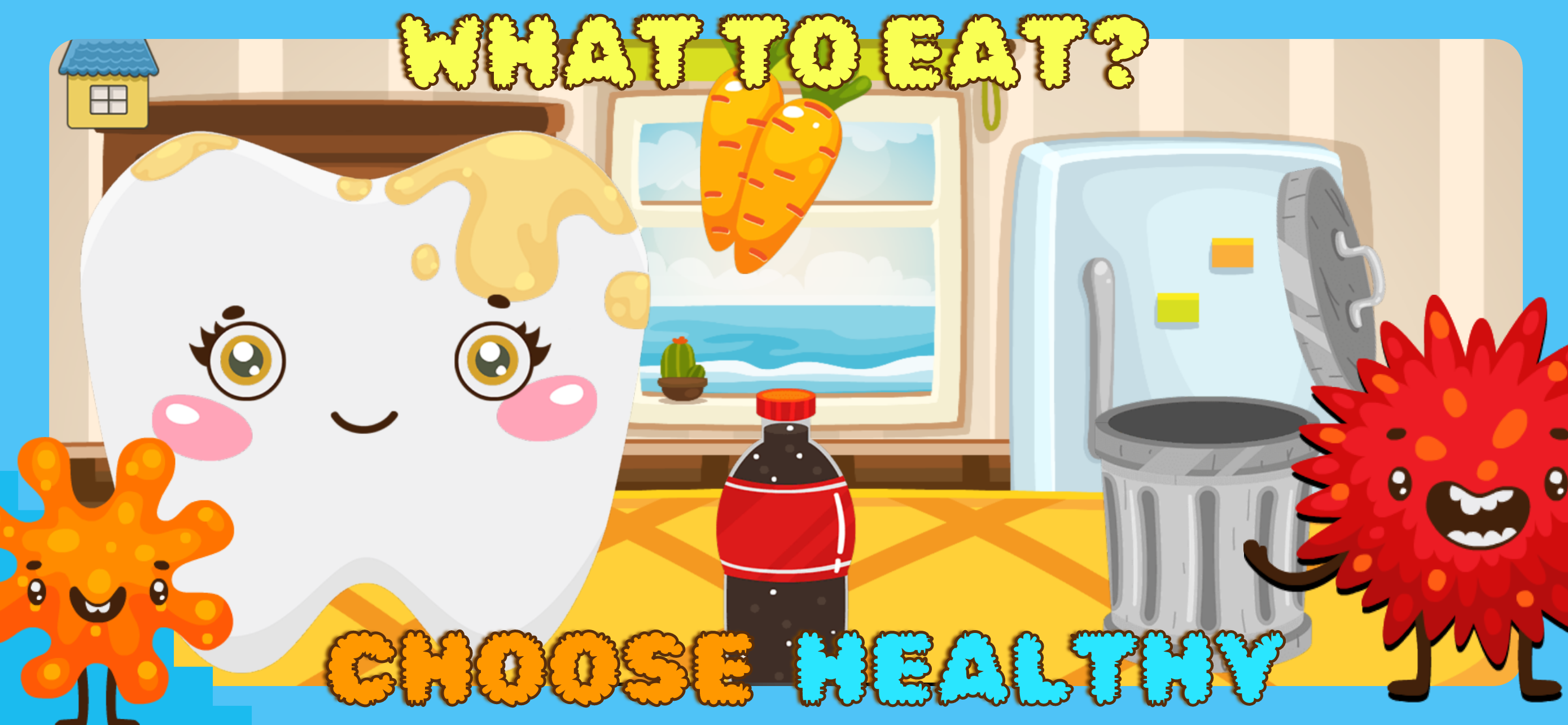 Brush Teeth: kid dentist games