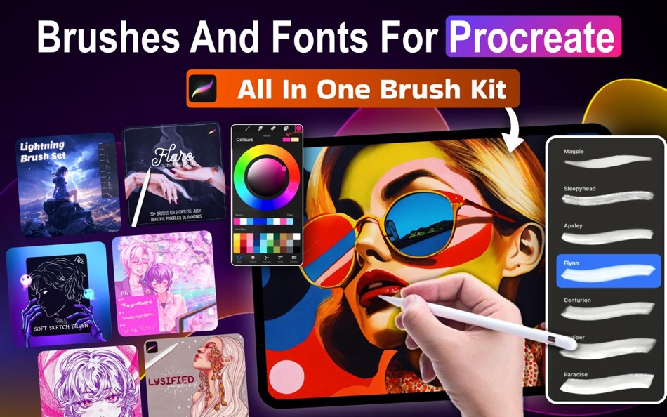 #1. Tools | Brushes For Procreate (macOS) Ved: UMAR FAROOQ