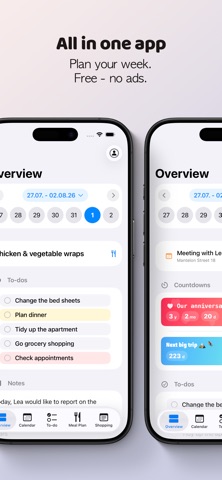Mantelon - 周计划 screenshot