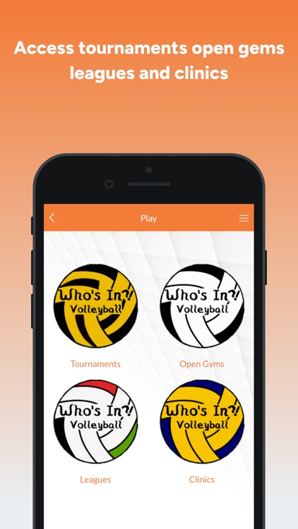 Who’s In? Volleyball