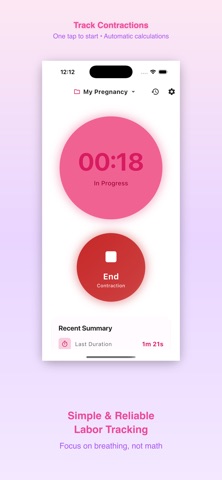 ContractionFlow - Labor Timer screenshot