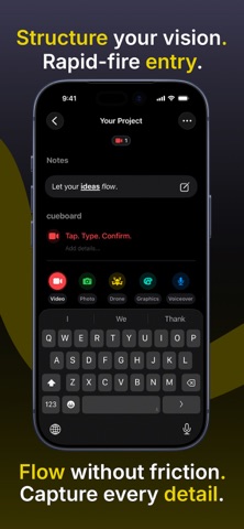 Cueboard - Creator Shot Lists Screenshot 2 of 6