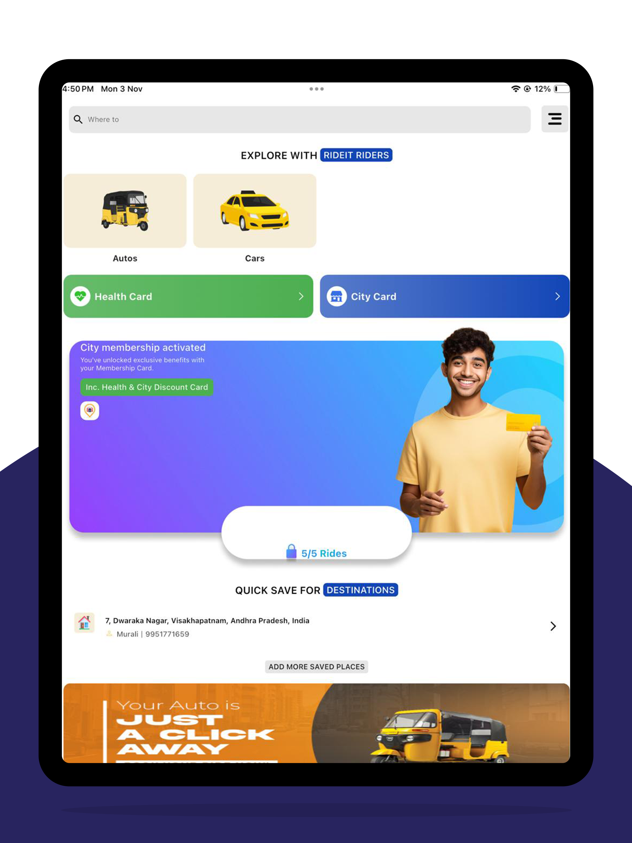Rideit User screenshot 11