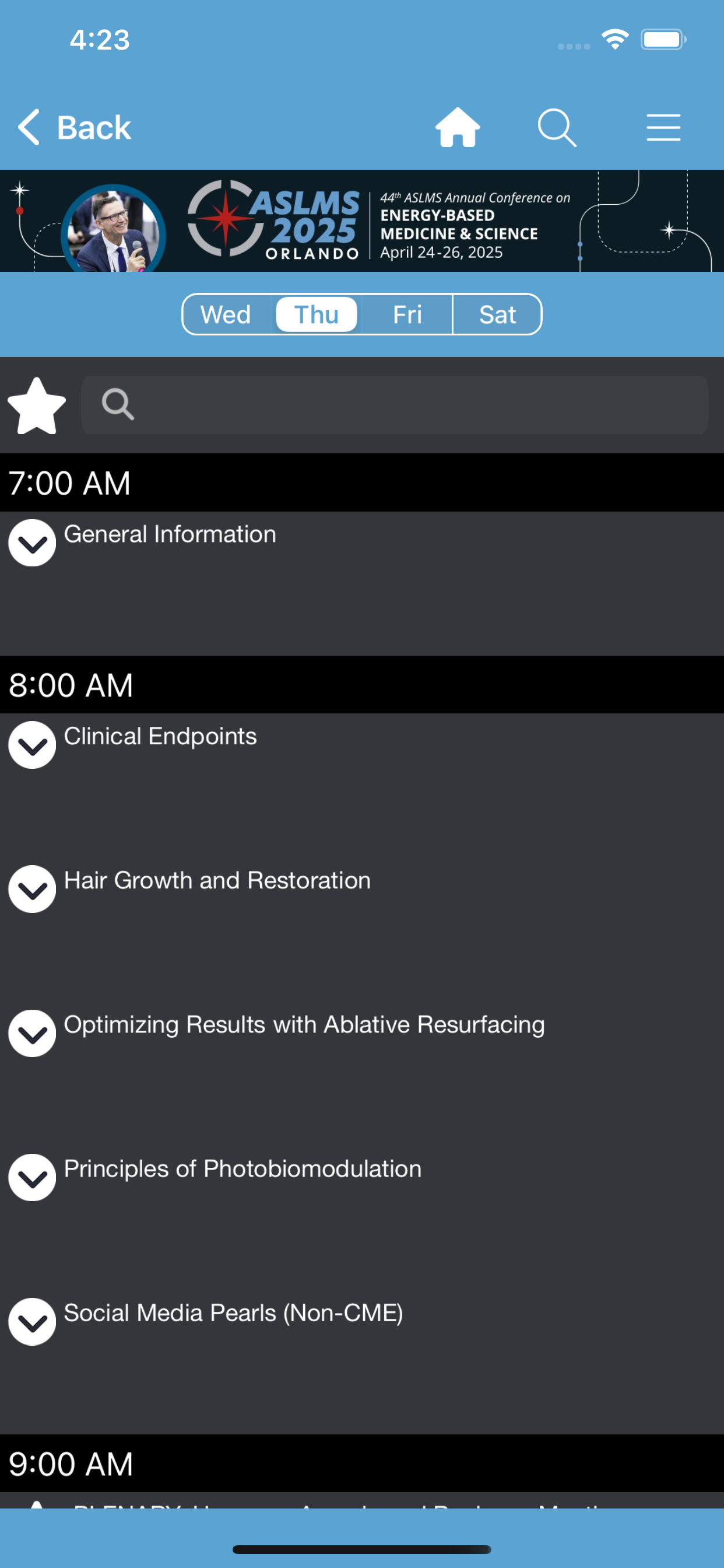 ASLMS Events