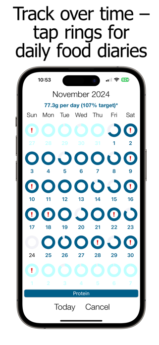 Protein Counter and Tracker Screenshot 5 of 10