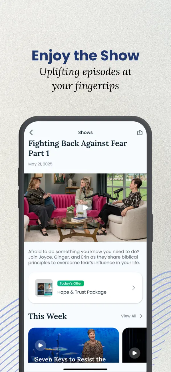 Screenshot #2 pour Joyce Meyer Ministries