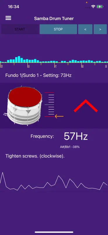 Samba Drum Tuner screenshot 1 of 10
