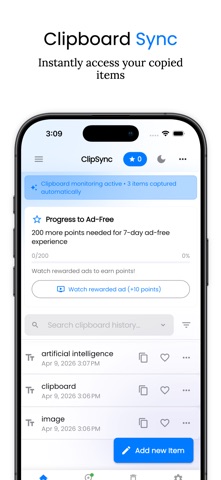 Clipboard Manager: ClipSync iPhone screenshot