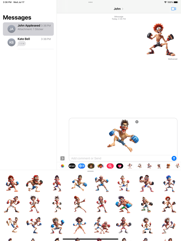 Screenshot #5 pour Goofy MMA Stickers