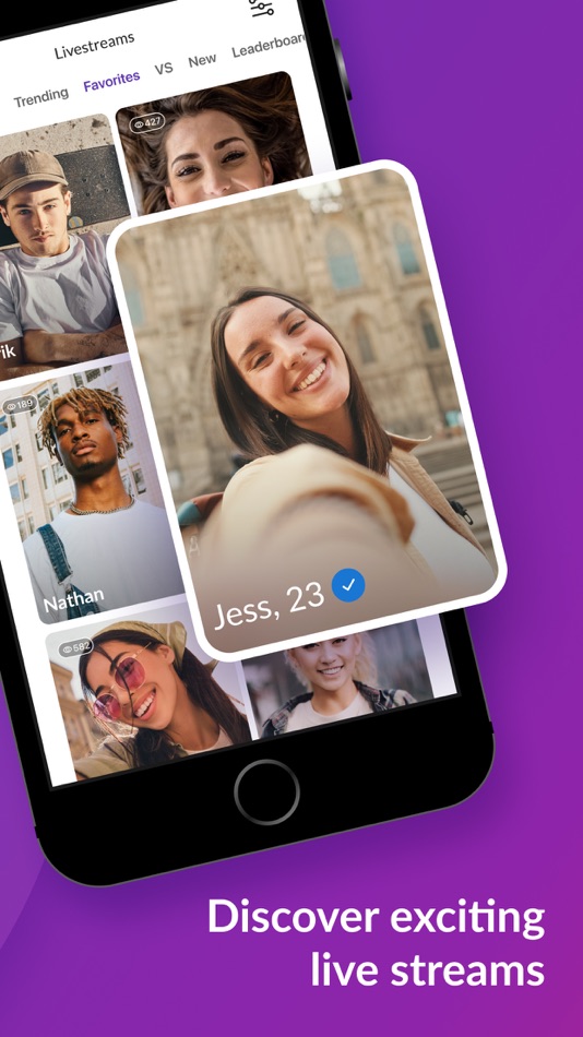 #3. MeetMe: Go Live & Stream Now (iOS) Av: The Meet Group Inc.