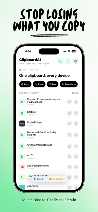Clipboard AI - Paste Keyboard Screenshot 1 of 8