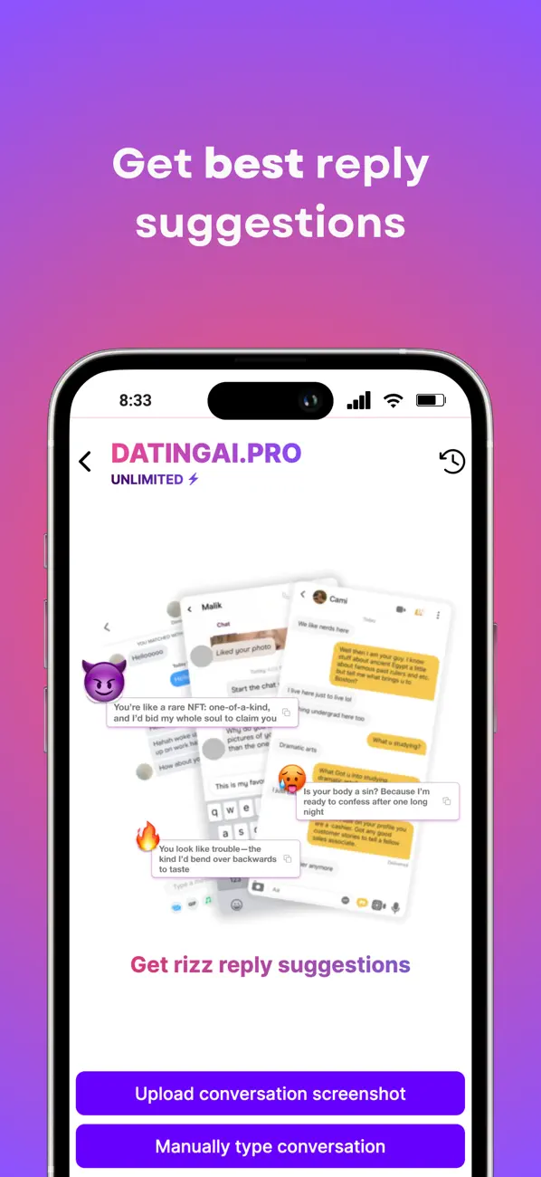 Screenshot #3 pour Rizz AI DatingAI Pro