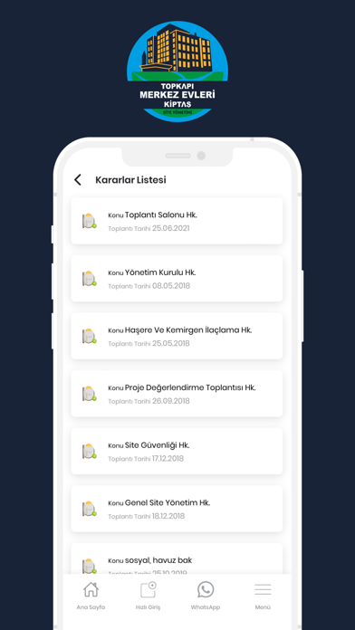 TOPKAPI MERKEZ EVLERİ Screenshot