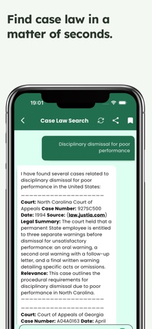 Legal AI Assistant: Law Help iPhone screenshot