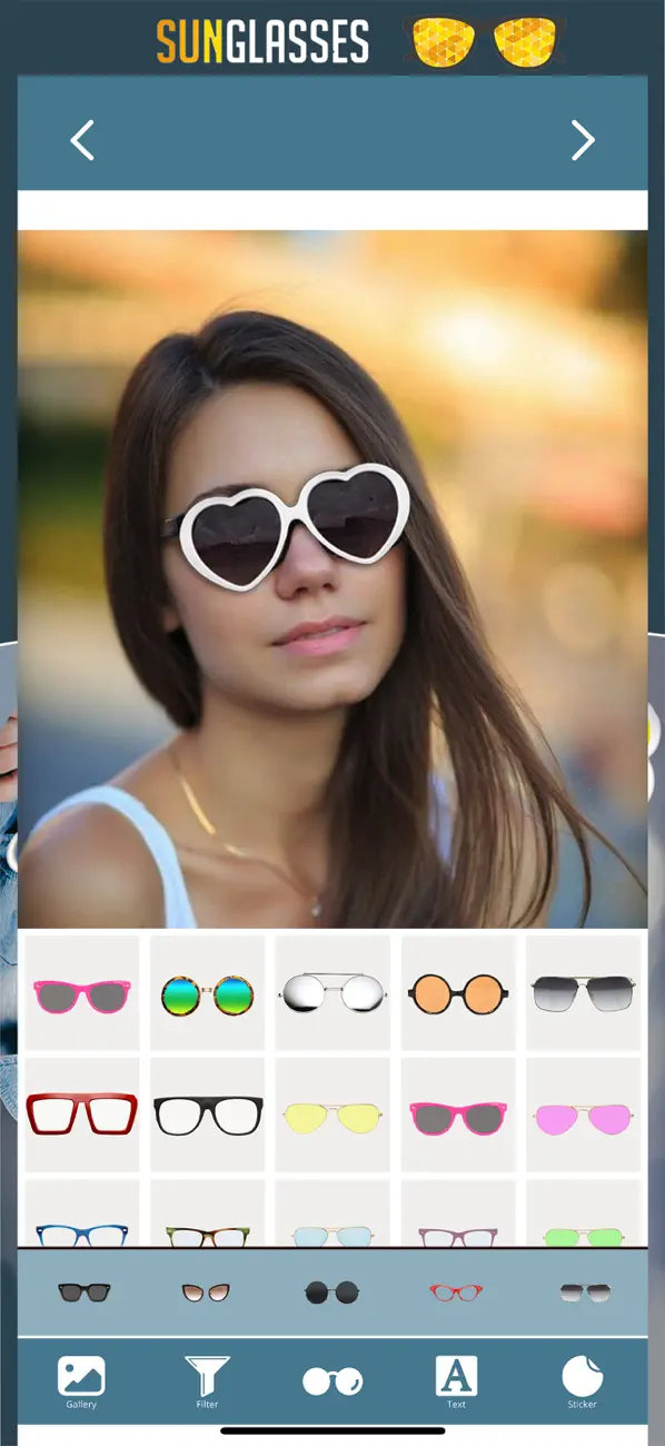 Screenshot #1 pour Sunglass Cam - Photo Studio